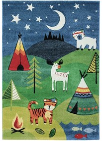 Koberce Breno Kusový koberec DIAMOND KIDS 24225/40, viacfarebná,140 x 200 cm