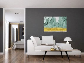 Obraz - Smaragdové hory N⁰1 (90x60 cm)