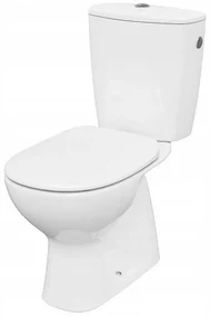 Cersanit ARTECO - WC kombi + antibakteriálne sedátko s funkciou pomalého zatvárania, vertikálny odpad, K667-077