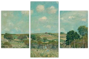 Obraz - Alfred Sisley,  Meadow, reprodukcia (90x60 cm)