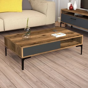 Konferenčný stôl Istanbul - Walnut, Anthracite