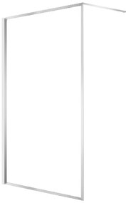 Sprchová stena Walk-In Tiz 120x195 chróm
