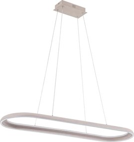 LED luster na lanku CASHMERE LED/80W/230V 30x100 cm béžový