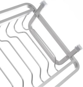 Čierno-biely kovový odkvapkávač 41,5x17 cm Deluxe – Orion