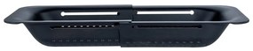 Čierne rozšíriteľné cedidlo Wenko Black Outdoor Kitchen Sivo