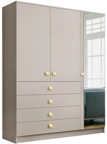 Skriňa Bogota 150 cashmire+rukoväť zlatá