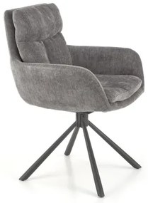 Jedálenská stolička HALSA 1 ks sivá