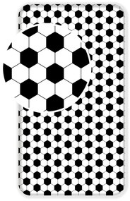 Jerry Fabrics Detské bavlnené prestieradlo Futbal, 90 x 200 cm