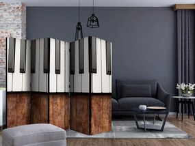 Artgeist Paraván - Inspired by Chopin - mahogany [Room Dividers]