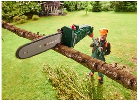 Parkside®  Aku odvetvovač Pahe 20-Li E5 + Smart akumulátor 20 V/4 Ah Paps 204 A1 + Nabíjačka akumulátora 20 V/4,5 A PLG 20 C3  (800011187)