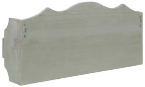 vidaXL Nástenný vešiak zelený 50x10x23 cm drevený-