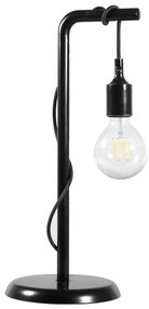 ONLI - Stolná lampa WIRE 1xE27/15W/230V 50 cm čierna