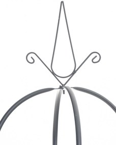 Mriežka na popínavé rastliny Romantika - 190 x 38 cm - Čierna