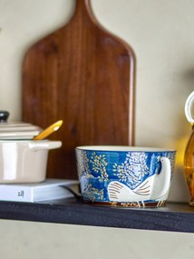 Bloomingville Kameninová miska Hezha Blue 460 ml