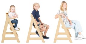 roba Detská drevená vysoká jedálenská stolička Sit Up (prírodná/flex)  (100306933)