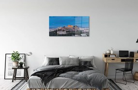 Obraz na akrylátovom skle Grécko panorama v aténach 100x50 cm