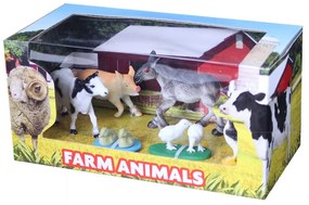 Zvieratá domáce 7 ks v krabici