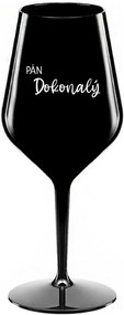 PÁN DOKONALÝ - čierny nerozbitný pohár na víno 470 ml