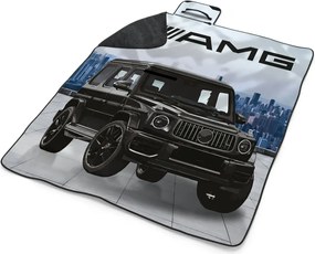 Sablio Plážová deka AMG auto: 200x140 cm