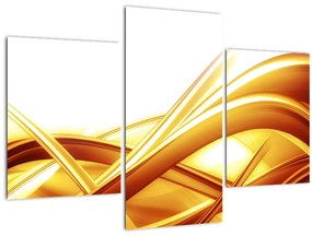 Obraz - Žltá abstrakcia (90x60 cm)