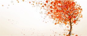 Obraz - Strom vo vetre (120x50 cm)