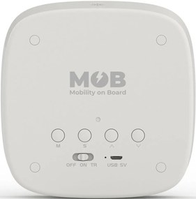 Budík a nočné svetlo – MOB Billy Clock and light – Grey