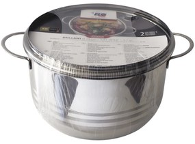 Elo 22224 Basic Nerezový hrniec Brillant 24 cm,5,4 l, 5,4 l