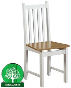 Stolička W122 biely/wotan