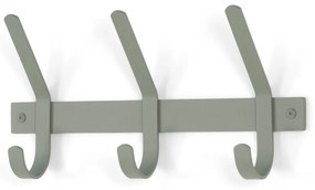 Zeleno-sivý kovový nástenný vešiak Dexter – Spinder Design