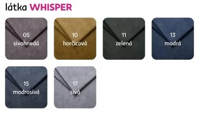 Rohová sedačka U s rozkladom Poly Roh U P - béžová / čierna