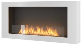 InFire - Nástenný BIO krb 120x56 cm 3kW biela