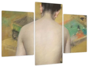 Obraz - William Merritt Chase, Study of Flesh Color and Gold, reprodukcia (90x60 cm)