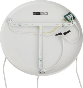 Japandi Závesná lampa biela s organickým tienidlom 3-svetelná - Moonstone