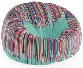 Sedací vak Cocoon stékajúca farba, farebná