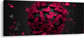 Obraz 3D abstrakcie (120x50 cm)