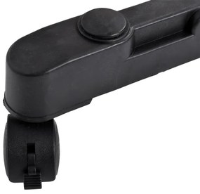 Vešiakový stojan na kolieskach DARA čierny