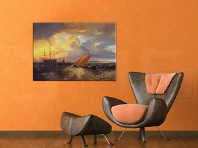 Obraz na plátne SHEERNESS VISTA DAL NORE – William Turner