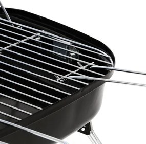 Garthen BBQ 5935 Kufríkový gril na drevené uhlie - ružový