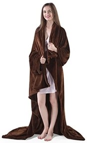 Hnedá televízna deka z mikrovlákna DecoKing Henry, 150 × 180 cm