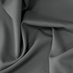 KRÁTKY ZÁVES NA KRÚŽKOCH RITA 140X175 CM GRAFITOVÁ