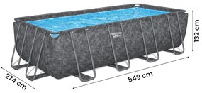 Záhradný rámový bazén 11v1, 549x274x132cm | Bestway