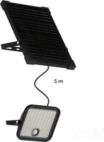 LED vonkajší solárny reflektor so senzorom LED/30W/6,4V IP65 3000/4000K