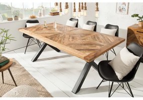 Jedálenský stôl 39286 160x90cm Masív drevo Mango prírodné - Komfort-nábytok