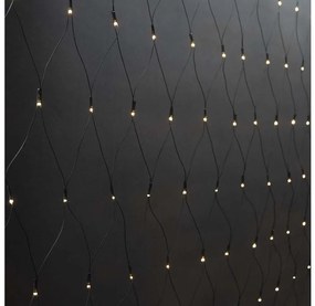 Nedis CLLN160 - LED Vianočný záves 160xLED/7 funkcií 5m IP44 teplá biela