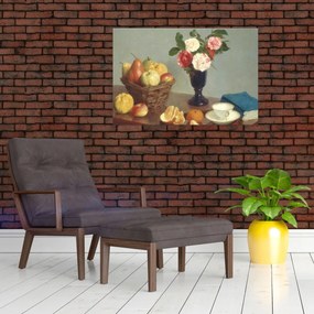 Obraz - Henri Fantin-Latour, Still  Life, reprodukcia (90x60 cm)