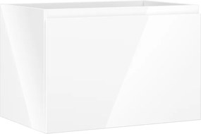 Mexen Orio, kúpeľňová skrinka 70 cm, 1 zásuvka, biela lesklá, 91A10-07047-1-BF00