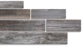 VZORKA - SILVER - Smrek, borovica - obkladový panel na stenu - rozmer vzorky: 80 x 200 mm
