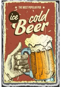 Ceduľa Beer - Ice Cold Beer