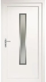 Vchodové plastové dvere A2200 100 Ľ, biele