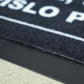 GDmats, Rohožka 9 z 10tich ľudí (prišlo neskoro) 40x60 cm - na von aj na doma, 40x60, šedá